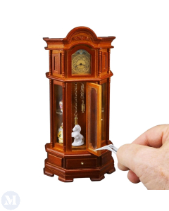 Working Grandfather Clock with Accessories