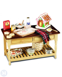 Christmas Baking Table