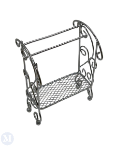 Silver Towel Rack