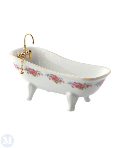 Bath In Dresden Rose Design