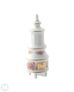 Dresden Rose Porcelain Stove