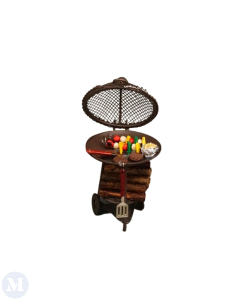 Decorated Kettle Barbecue Metal
