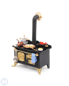 RP18303 - Black Stove with Accessories