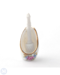D1744 Porcelain Toilet Brush Holder