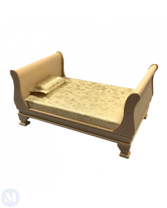 BA024 - Barewood Double Sleigh Bed