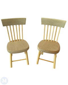 BA028 - Pair of Barewood Chairs