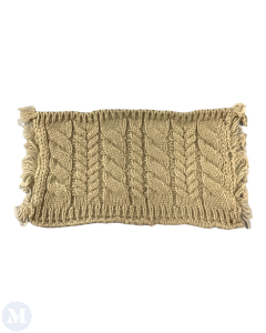 Grey Cable Rug Or Throw