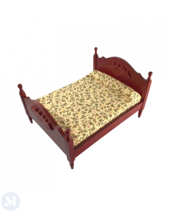DF042M Mahogany Double Bed