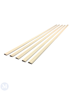 White Dado Rail Pack of 5