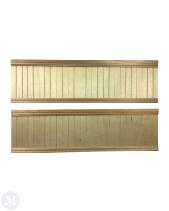 Bare Wood Wainscoting Panel 2pcs