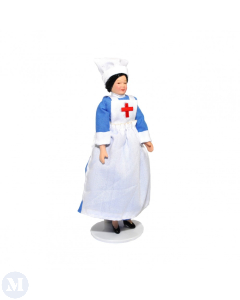 DP149A - Porcelain Doll - Nurse
