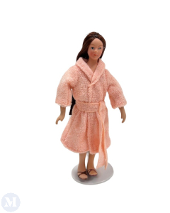 Woman In Pink Bathrobe (Discontinued)