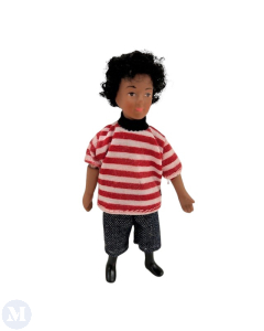 Boy with Striped Top