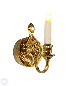 Ornate Candle Wall Light - Battery Light (Discontinued)