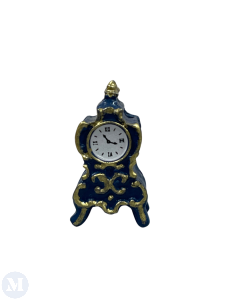 Blue Mantel Clock