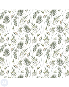 Tropical Leaf Print Wallpaper
