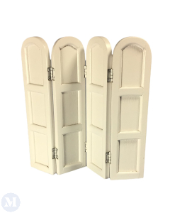 White Four Panel Screen (Discontinued)