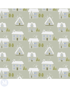 Snowy House Christmas Wallpaper