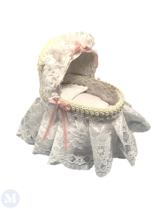 Baby Cradle with Lace
