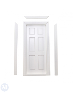 TC6007W 6 Panel White Internal Door 75x175x8mm