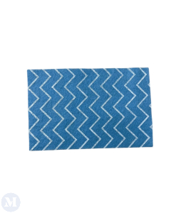 Blue Zig Zag Rug