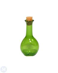 MCG621 Green Glass Jar with Cork